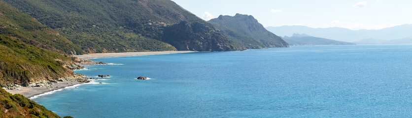 Cap Corse, the beach of Nonza.