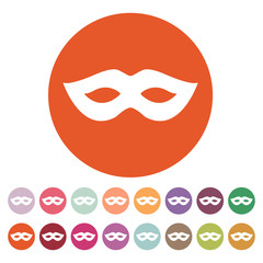 The festive mask icon.