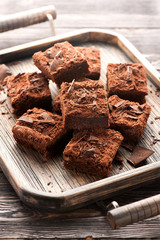 Cake chocolate brownies