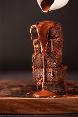 Cake chocolate brownies