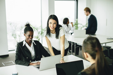 Young women in the office