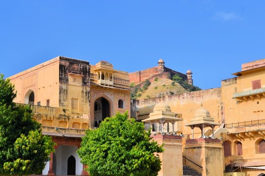 Medieval Amber Fort, Jaipur, Rajasthan, India