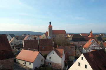 Fototapeta premium Pfarrkirche St. Jakobus in Abenberg