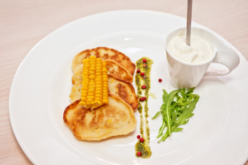 corn pancakes