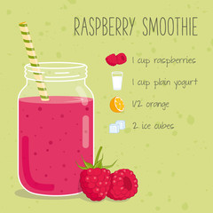 Raspberry smoothie recipe