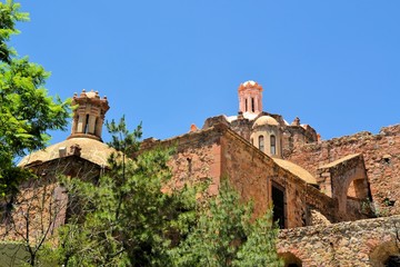 Church in colonial Zacatecas, Mexico