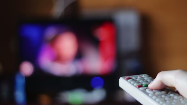 Switching channels on your TV remote control