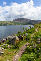 Fototapeta na wymiar The Lakes Ennerdale Water Cumbria England uk