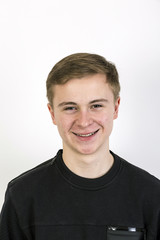 Fototapeta premium sixteen years old caucasian boy