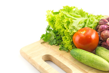 organic food background Vegetables on table