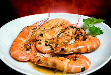 King Size Prawns Sauteed