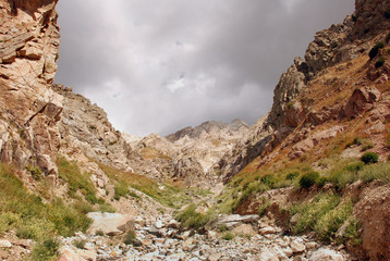 Облака над западным Тянь-Шанем