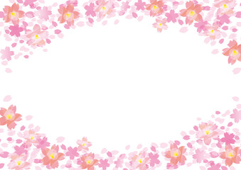 桜　イメージ　背景　フレーム
