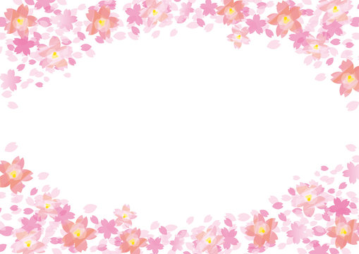 桜 イメージ 背景 フレーム © TamTam