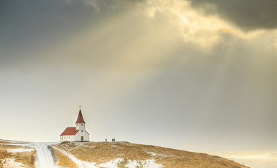 The church at Vik, Iceland