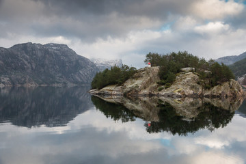 Lysefjord in Winter