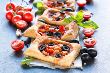 Delicious mini pizza