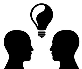 Light bulb design, vector illustration