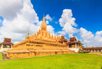 Wat Thap Luang in Vientiane of Laos
