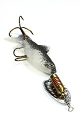 Kunstköder isoliert auf weißem Hintergrund