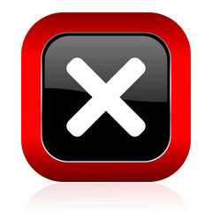 Fototapeta premium cancel icon x sign