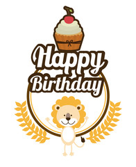 Happy birthday design