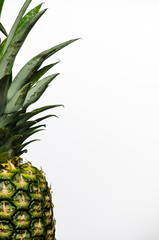 Half of a pineapple