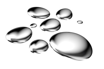 Mercury drops