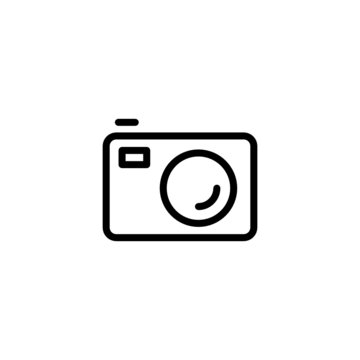 Camera - Trendy Thin Line Icon