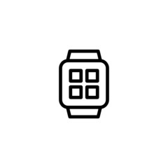 Smartwatch - Trendy Thin Line Icon