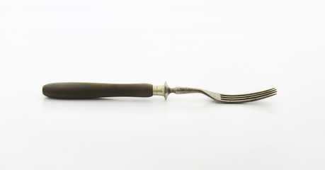 Old wooden-handled dinner fork