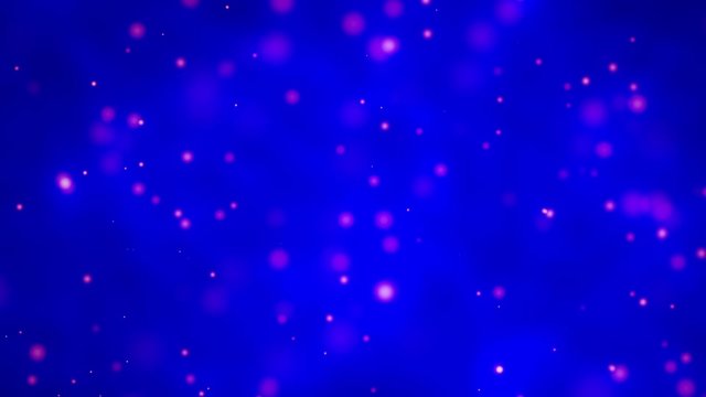 Quantum particle soup, blue black flashes psychedelic background loop slow