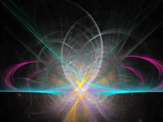 Abstract fractal background