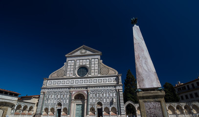 Basilica of Santa Maria Novella and monument, Florence, Italy