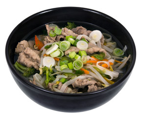 Vietnamese Pho soup bowl