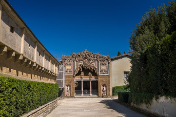 Obraz premium Exterior of Buontalenti Grotto on Boboli Gardens, Florence.