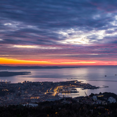 evening in the bay of Trieste