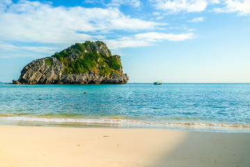 Beautiful rocky islands near Cat Ba, Vietnam