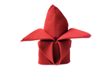 folded napkin