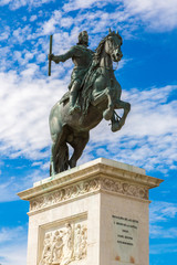 Fototapeta premium Monument of Philip IV of Spain in Madrid