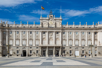Obraz premium Royal Palace in Madrid, Spain