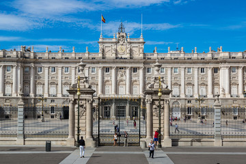Obraz premium Royal Palace in Madrid, Spain