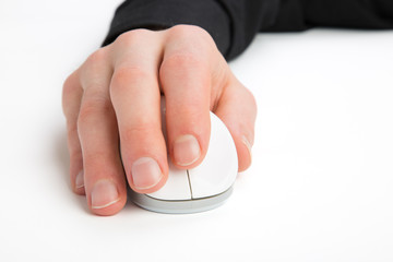 Computermaus in Arbeit