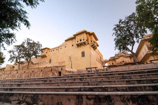 Step to Nahargarh Fort in Jaipur
