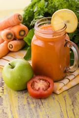 Apple, Carrot and Tomato juice