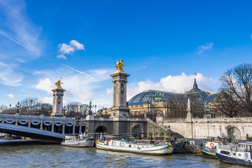 Fototapeta na wymiar パリ　セーヌ川の風景