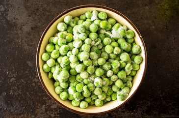 Frozen green peas