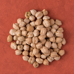 Circle of chickpeas