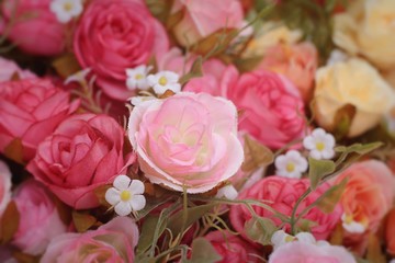 beautiful of rose artificial flowers