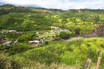Fototapeta na wymiar Kahakuloa Valley, West Maui, Hawaii